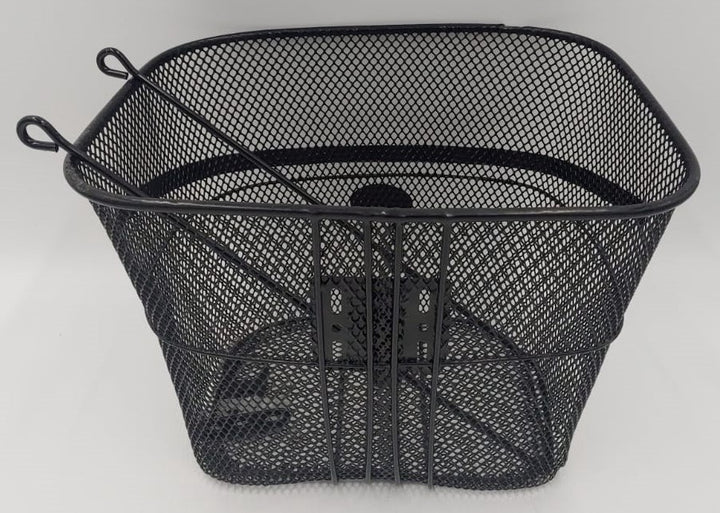 Bicycle Basket Black with Fittings Large Singh