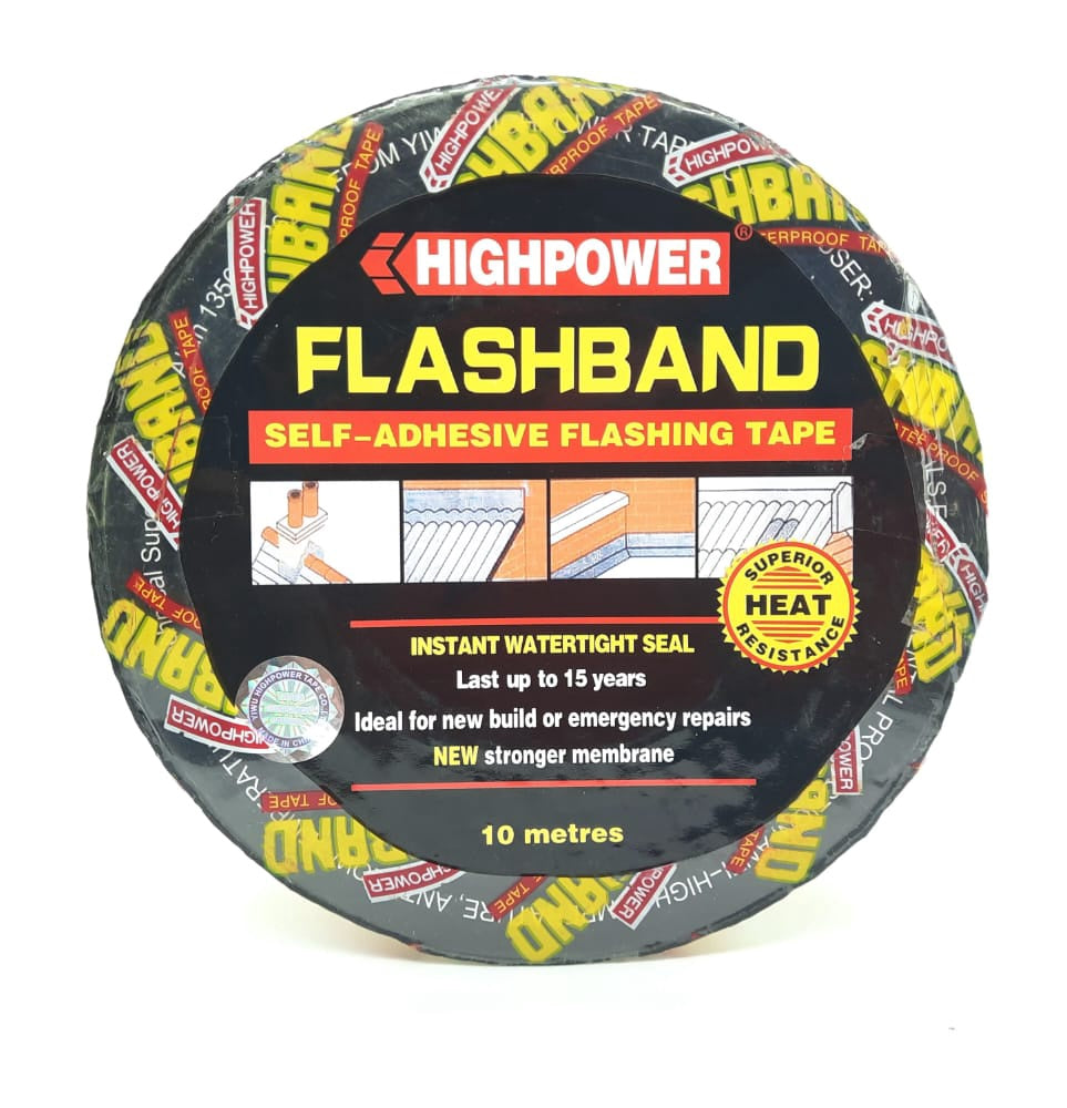 Flash Band 10 Metre X 50MM 2" Highpower HP1916 Roll