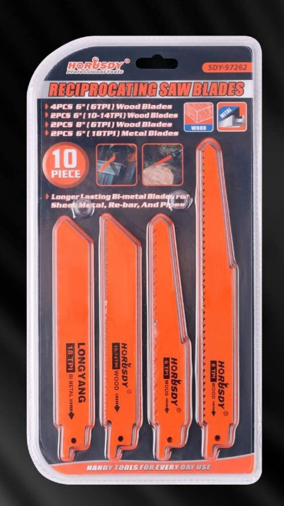 HORUSDY Reciprocating Saw Blades 10PCS SDY-97262