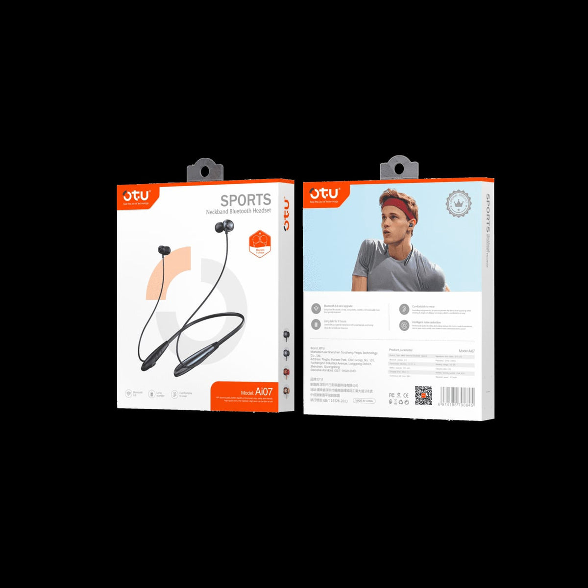 OTU Headphones Neck AI-07 Sports Neckband Bluetooth Headset