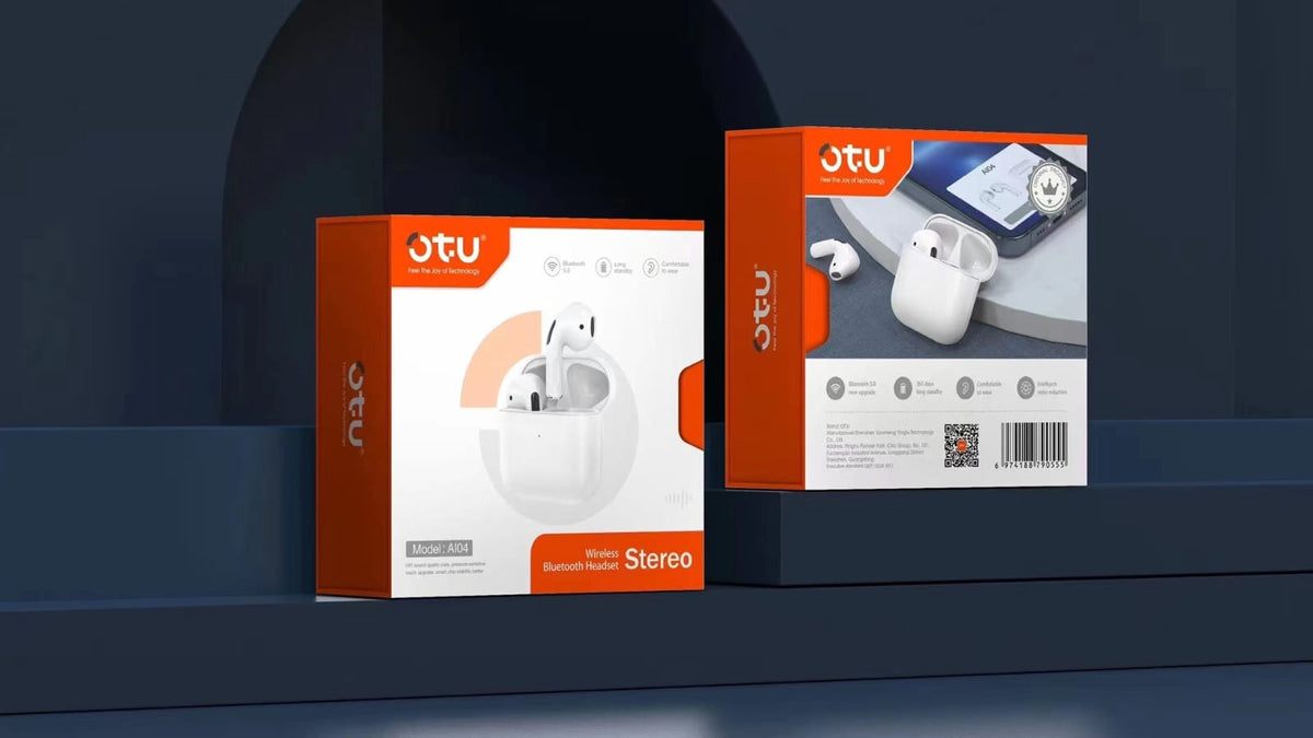OTU Headphones Wireless Earphone AI-04 Stereo Bluetooth Headset