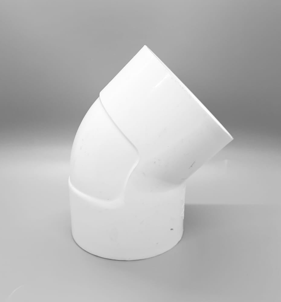 PVC Knee 3" 45 Deg Heavy