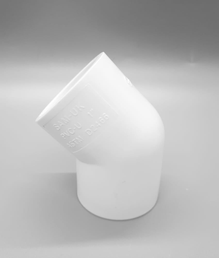 PVC Knee 1" 45 Deg
