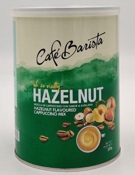 CAFE BARISTA Hazelnut Tin Flavoured Cappuccino Mix 320G