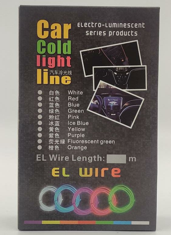 Car LED Light Cold Light Line El Wire