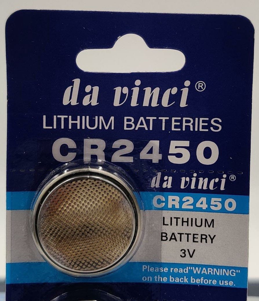 DA VINCI Battery Lithium Coin J-PAN CR2450 Coin Sold Each