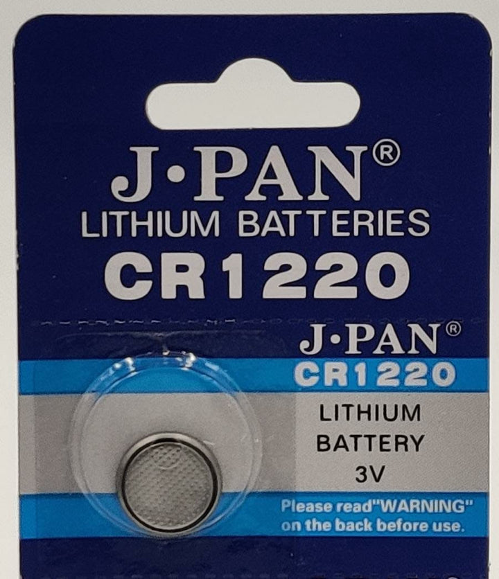 Battery Lithium Coin J.pan CR1220 Coin Sold Each
