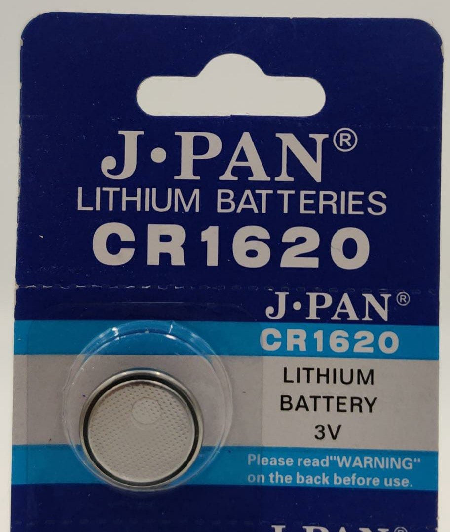 Battery Lithium Coin J.pan CR1620 Coin Sold Each