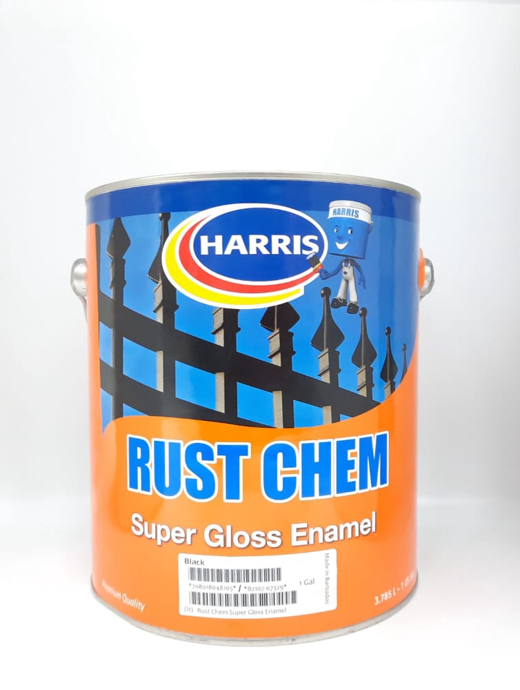 HARRIS Paint Rust Chem Fergusson Grey Gloss Enamel 1GAL