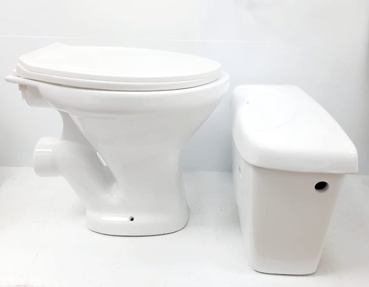 TWYFORD Toilet Set Low Level White Lever Flush