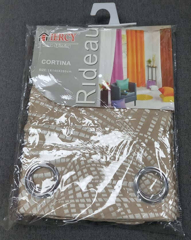 Curtain C-78 Cream 55X102" 140X260CM Iercy Cortina