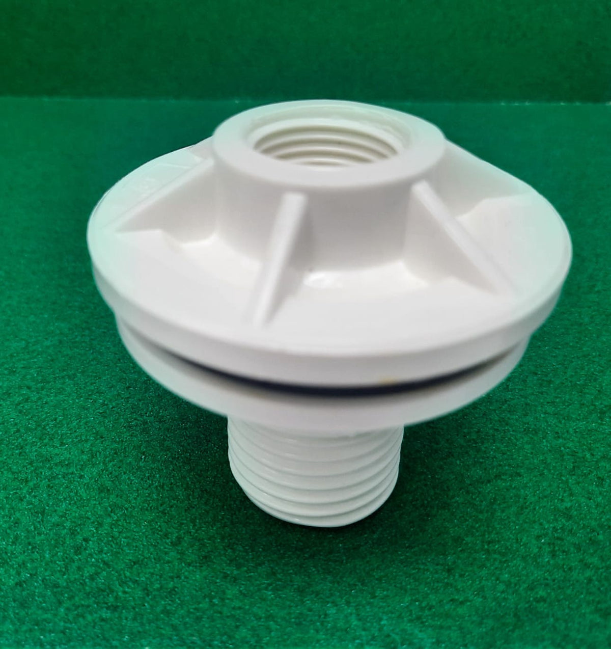 Water Tank Adaptor White PVC 1/2"