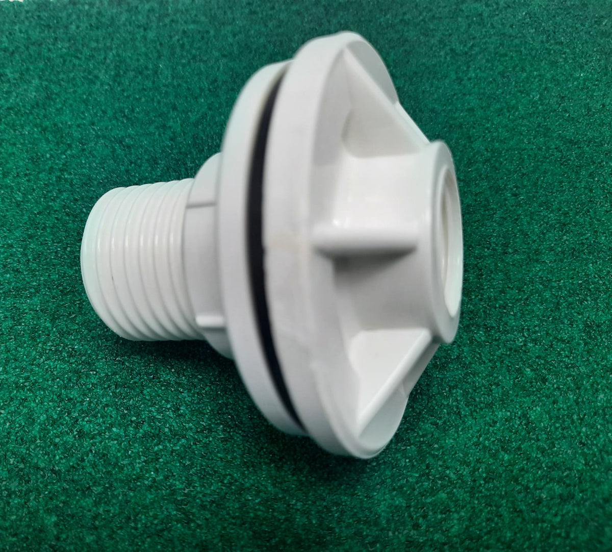 Water Tank Adaptor White PVC 1/2"