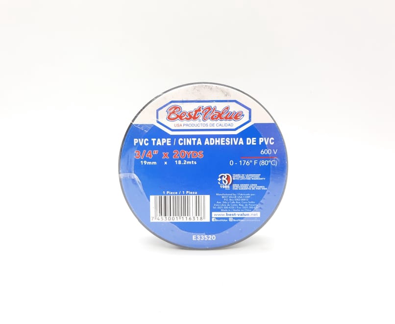 BEST VALUE Tape Insulation Black 20YDS E33520