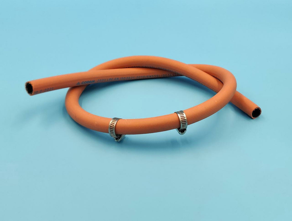 Gas Hose with 2 Clip Orange Massy 39"