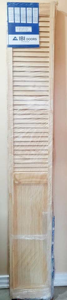 Door Closet 24" X 80" Bifold Louvre Pine