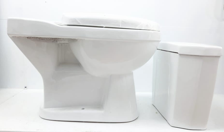 TWYFORD Toilet Set S-TRAP Closed Coupled White Complete
