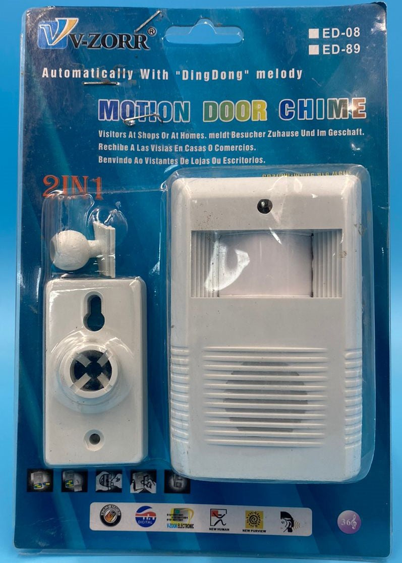 Motion Door Chime Bell Wireless V-ZORR ED-08 ED-89