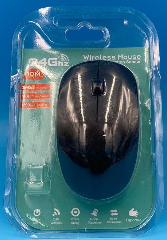 GENERIC Computer Mouse Wireless 2.4GHZ 1600DPI 10M