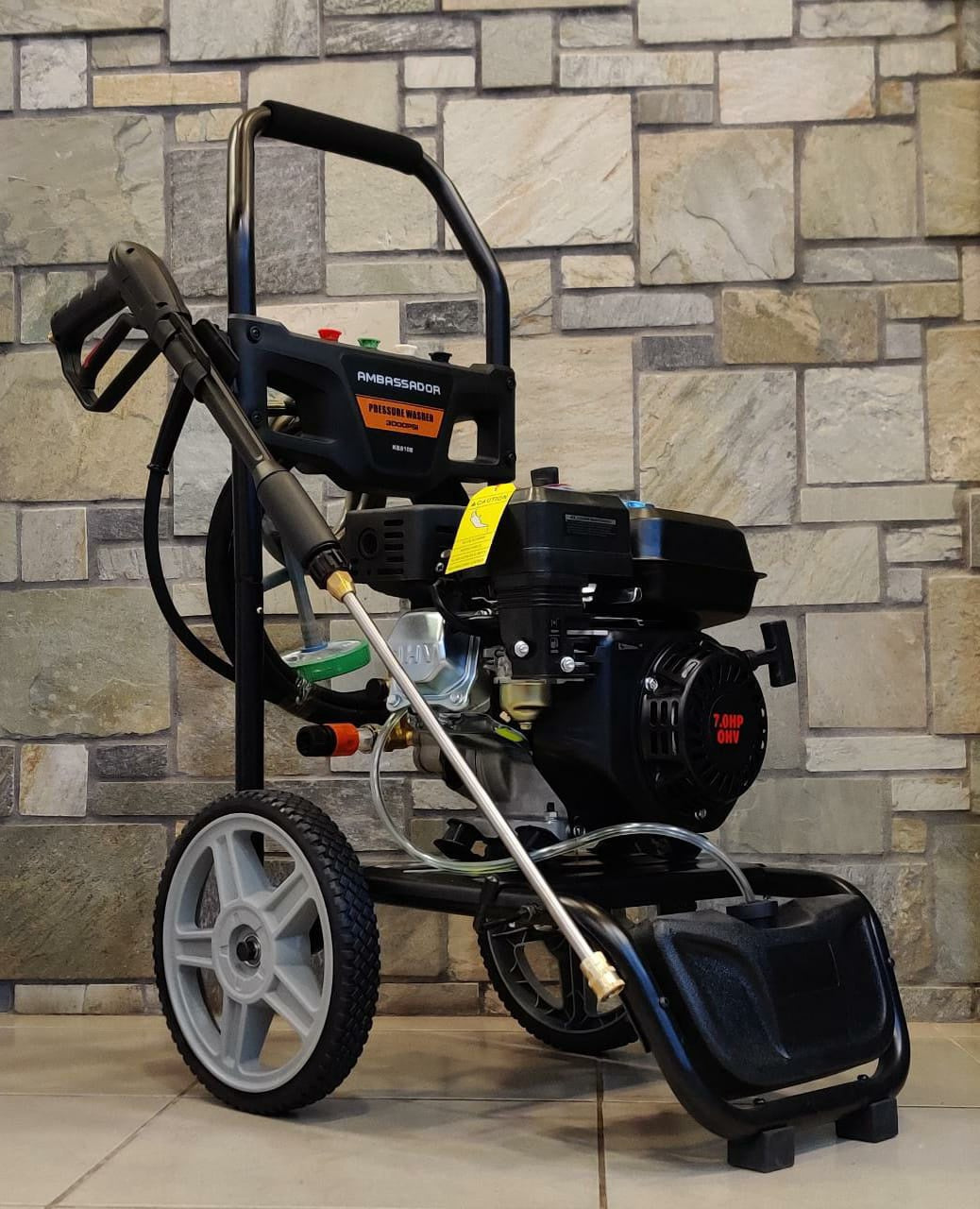 AMBASSADOR Pressure Washer KB810B Gas 3000PSI 7.0HP