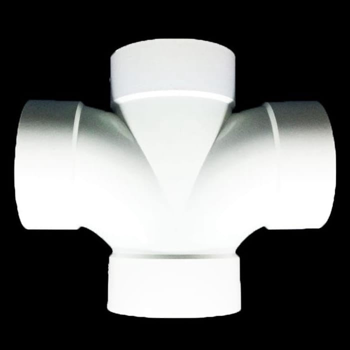 PVC Tee 4" Cross 4 Way