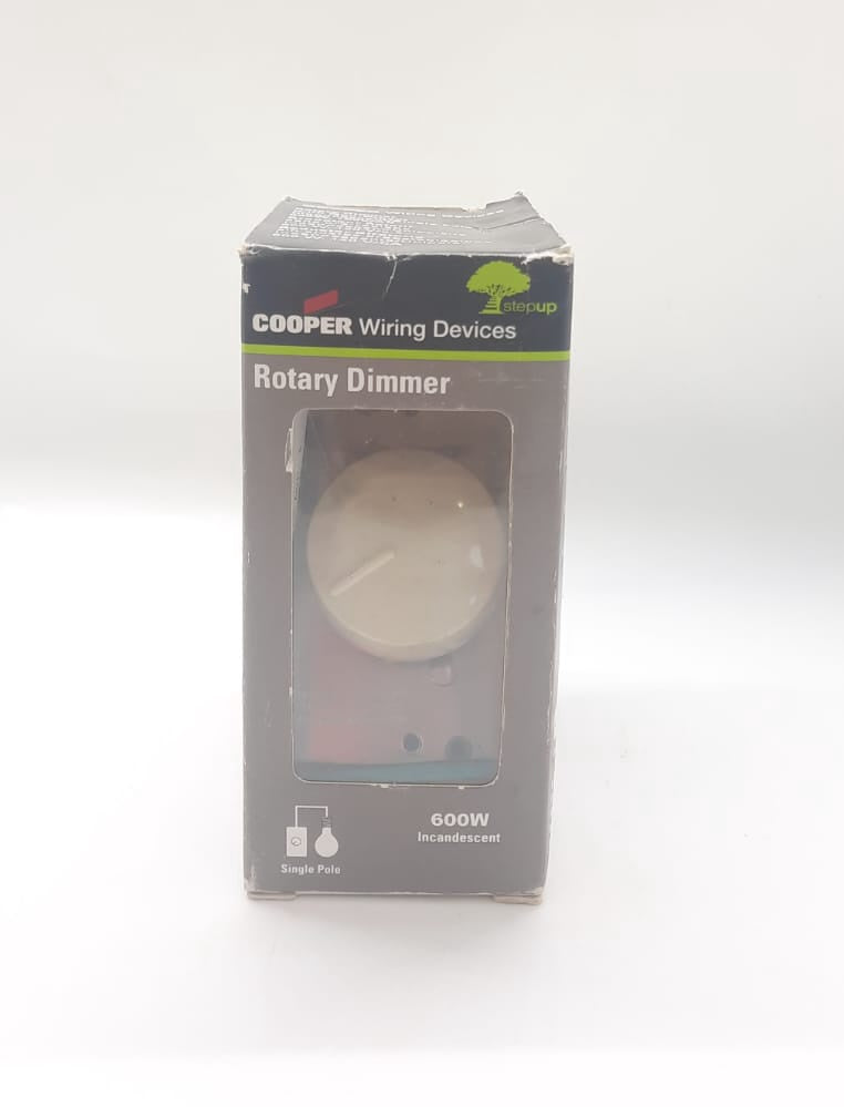 COOPER Switch Dimmer 2X4 RI061V Rotary 600W