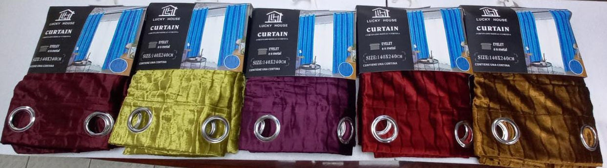 Curtain YC2206-1053 55X94" 140X240CM Lucky House Eyelet