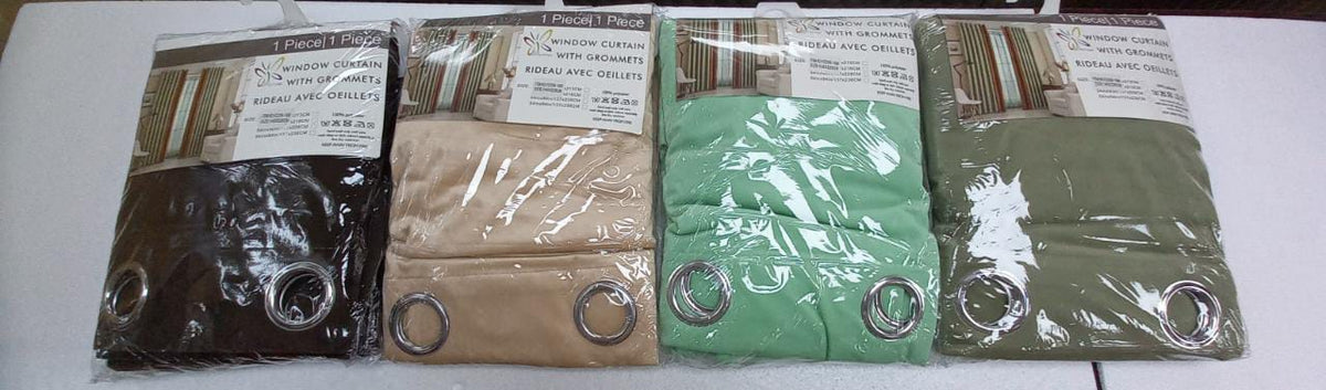 Curtain YC2206-1088-80 55X88" 140X225CM Rideau Grommets