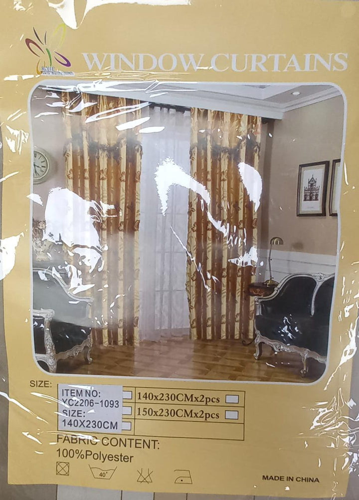 Curtain YC2206-1093 55X88" 140X230CM