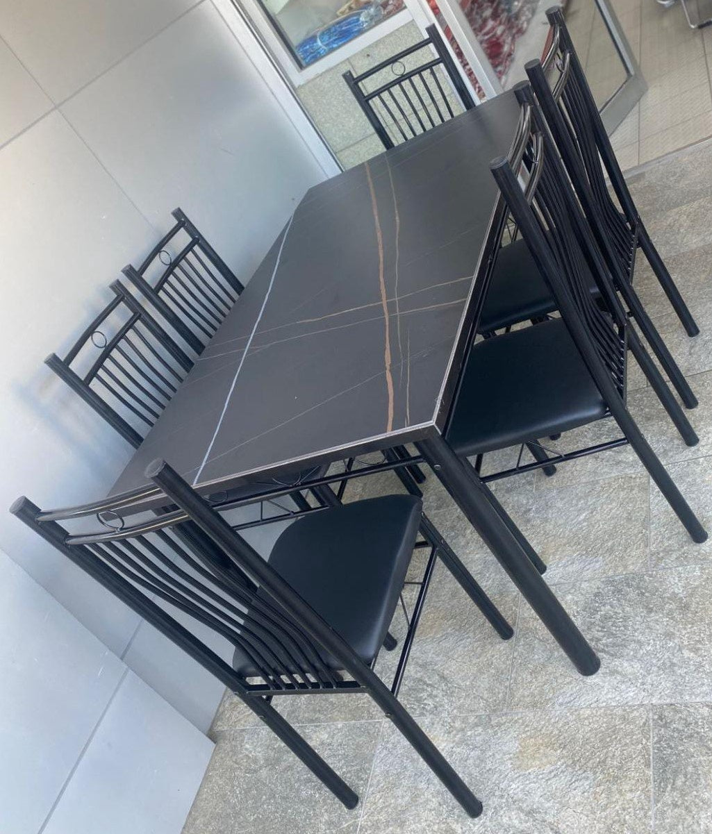 Ceramic Dining Table with 6 Chair Set BL280