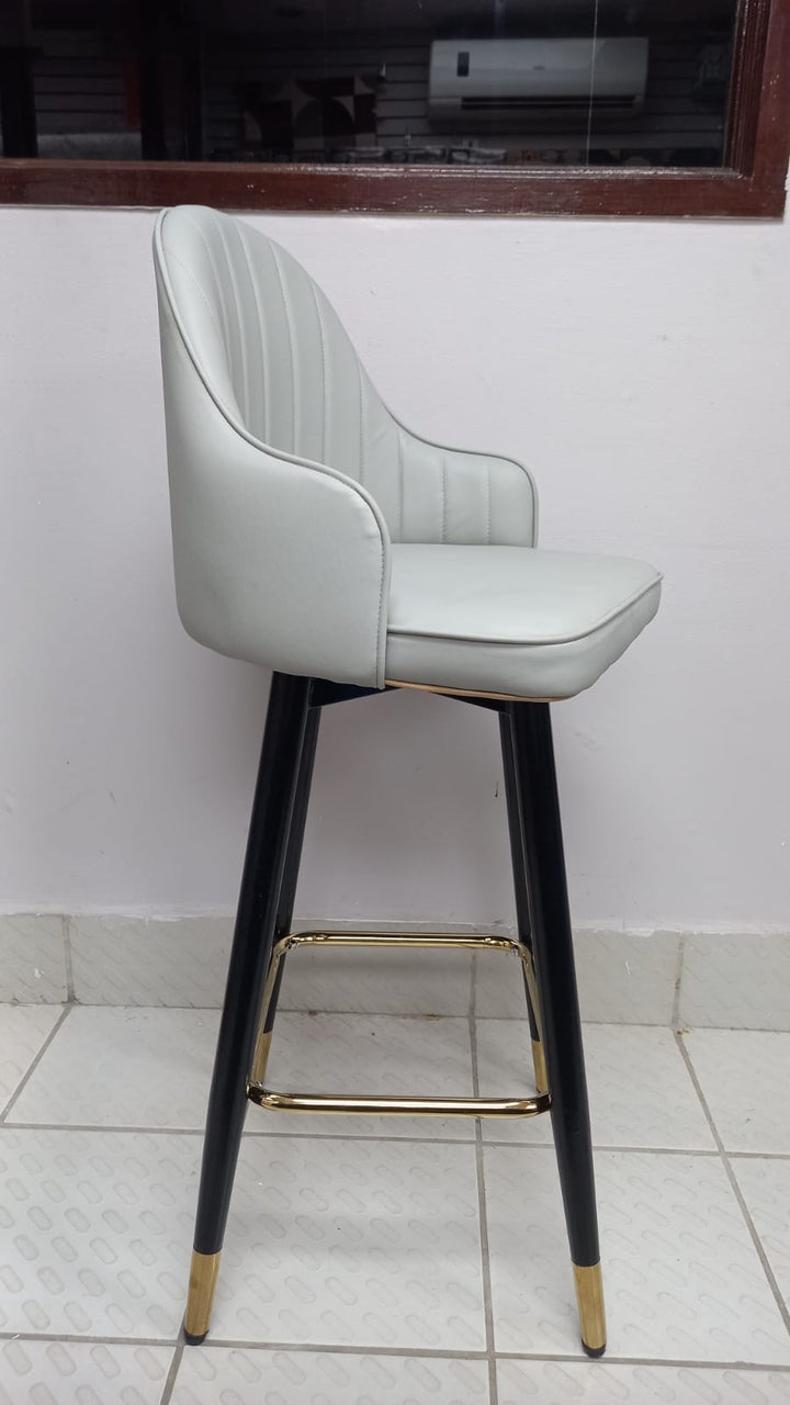 Bar Stool 01 Black & Grey 4-FOOT