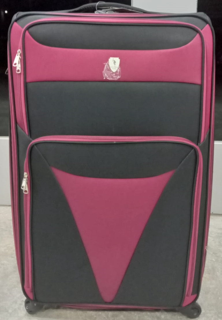 Luggage Suitcase Soft Fabric Single Small 4 Wheel Spinner (Each)