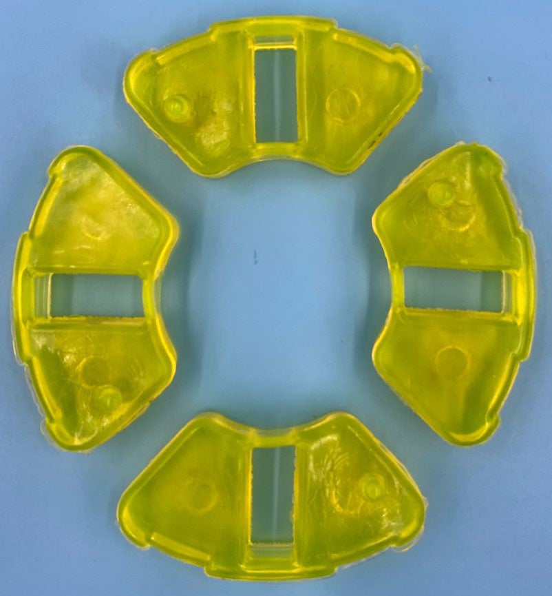 M/CYCLE Damper Rubber 110 4PCS Set Yellow