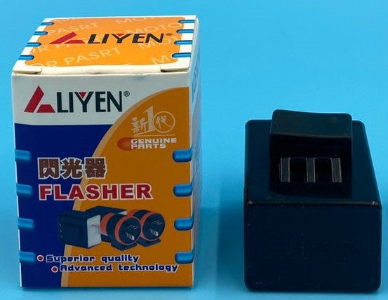 M/CYCLE Flasher Unit 12V Beeping Liyen