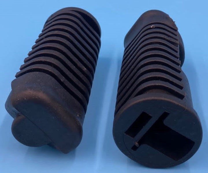 M/CYCLE Foot Rest Rubber 110 Black Pair