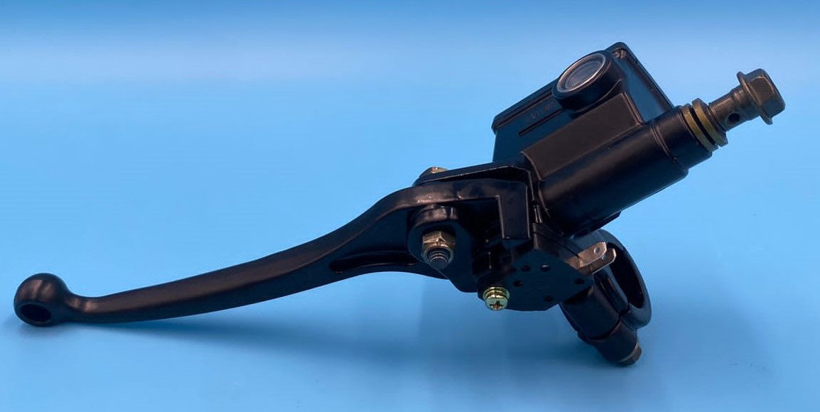 M/CYCLE Brake Cylinder Front with Lever Black CD110