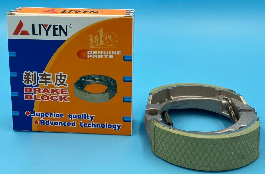 M/CYCLE Brakes Shoe Back 110 Liyen JH70 with Spring