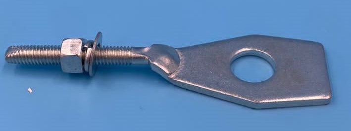 M/CYCLE Chain Adjuster 110 Right Silver