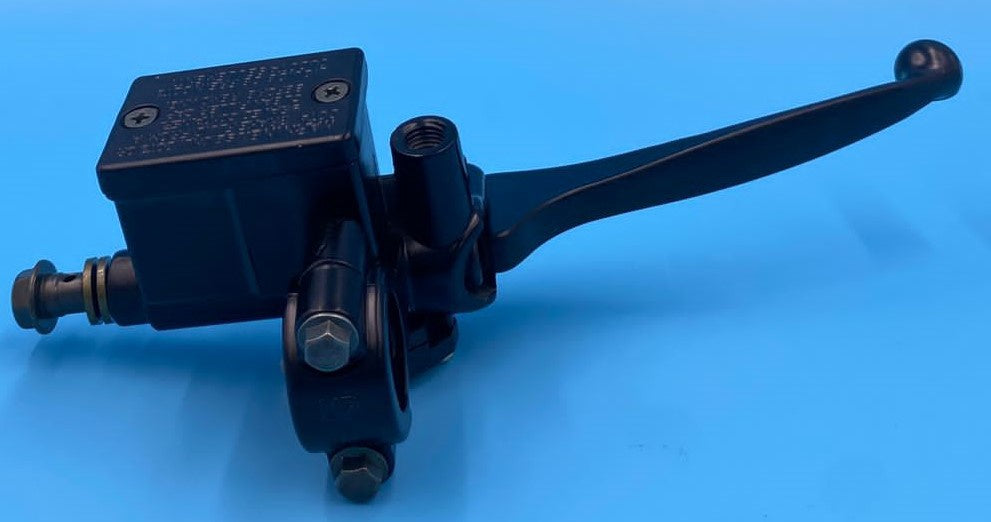 M/CYCLE Brake Cylinder Front with Lever Black CD110
