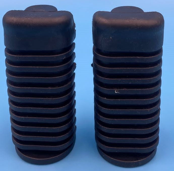 M/CYCLE Foot Rest Rubber 110 Black Pair