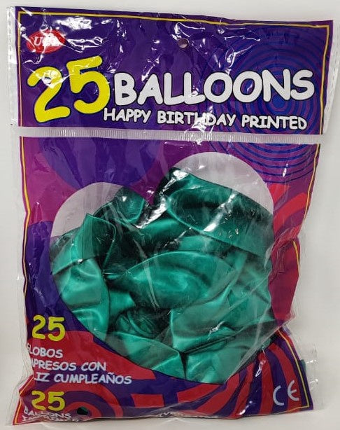 Party Balloons Colored 25PCS Pack Ubl SC0030