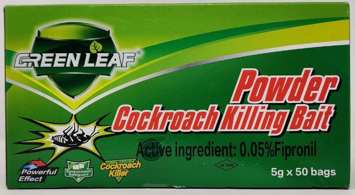GREEN LEAF Bait Powder Cockroach Killing Bait 5G X 50BAGS Box CB-TL19V1