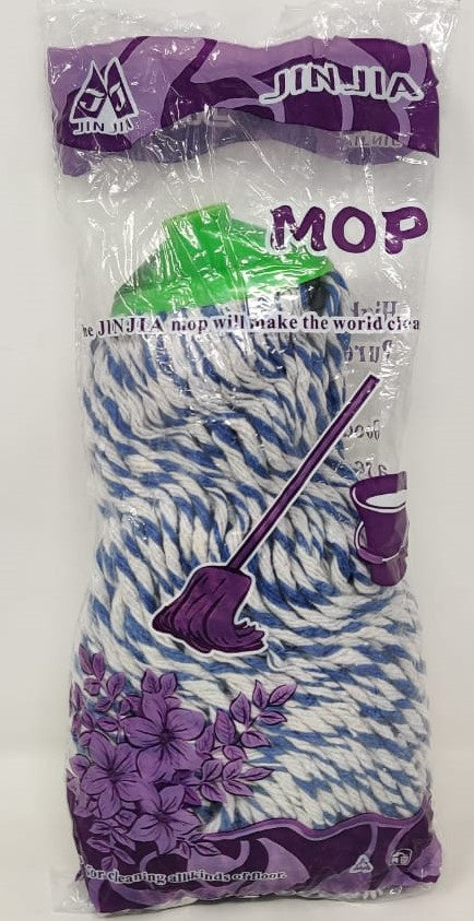 Mop Head Floor MOP-40 Jinjia Coloured Plastic Head Without Stick