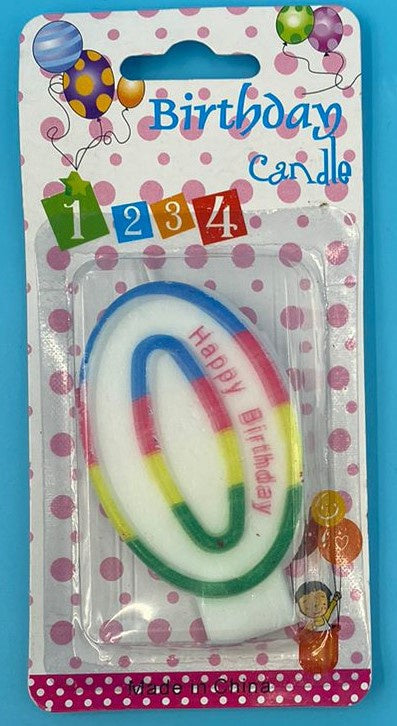 Party Birthday Candle Numbers 0-9 1234