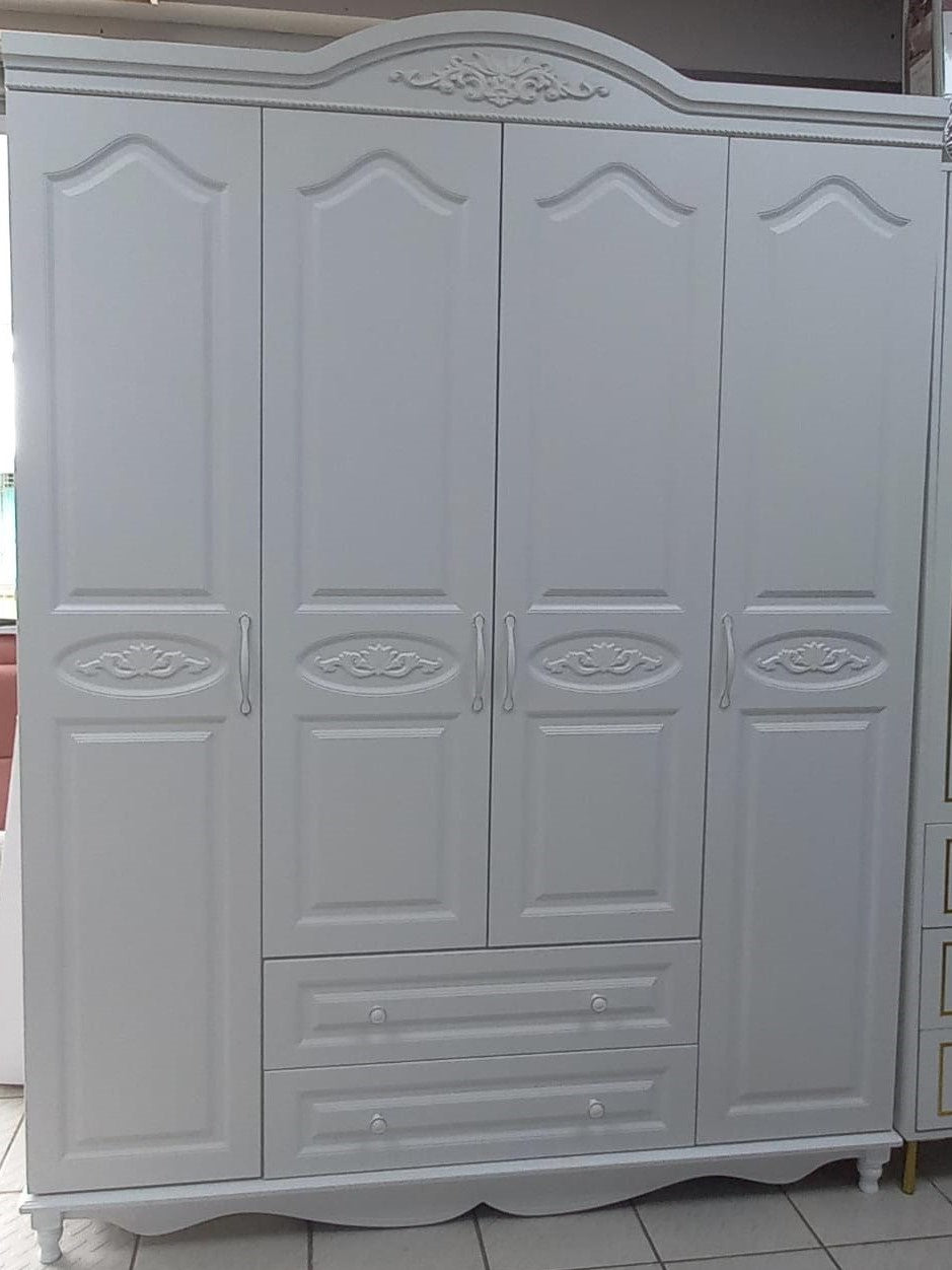 Wardrobe Quad 718-4 White A, B & C