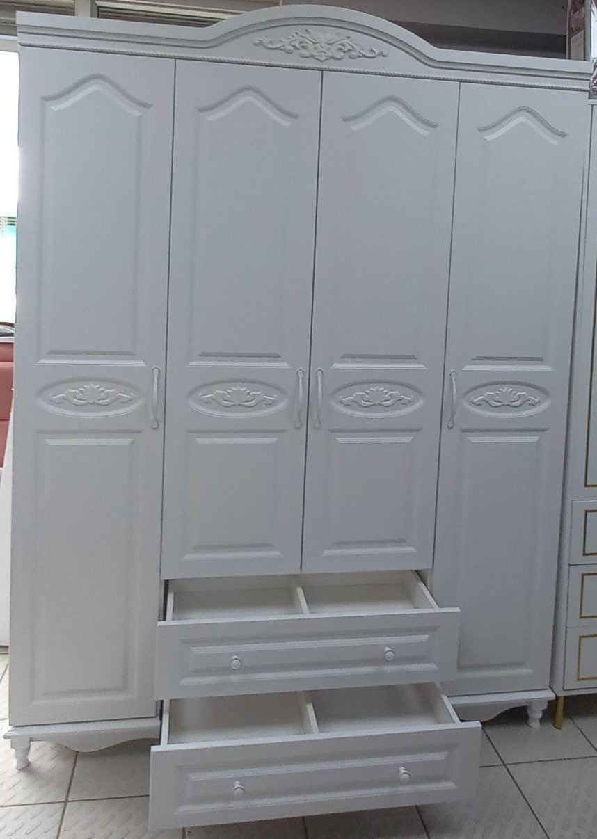 Wardrobe Quad 718-4 White A, B & C