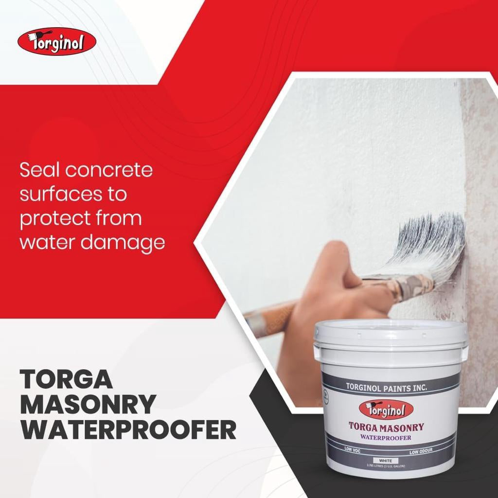 ARBO Paint Flat Torga Masonry Waterproofer White 1 Gal