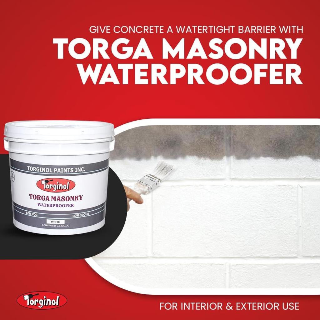 ARBO Paint Flat Torga Masonry Waterproofer White 1 Gal