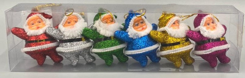 Christmas Decorations Santa SA035 6PCS Pack