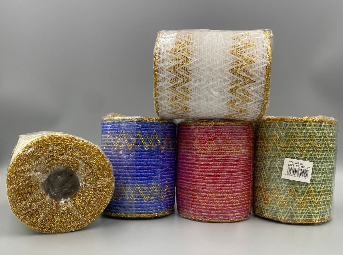 Party Mesh 6" WG85 Sold by Roll 15CM X 15YARDS Gift Wrapping Mesh